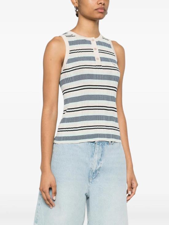  메종키츠네 민소매 티셔츠 OW00605KT1122 - MAISON KITSUNE