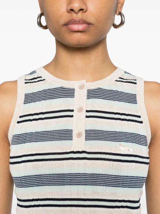  메종키츠네 민소매 티셔츠 OW00605KT1122 - MAISON KITSUNE