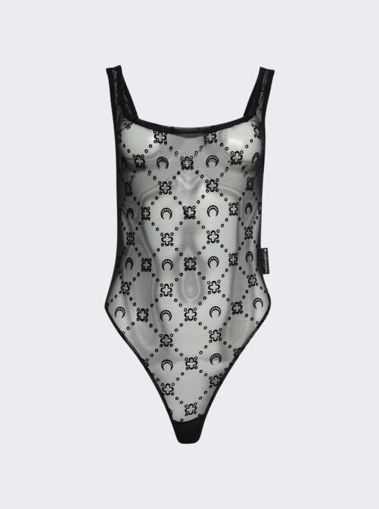 25SS 마린세르 바디수트 티셔츠 MRSW251PRUW063BK BLACK DOM