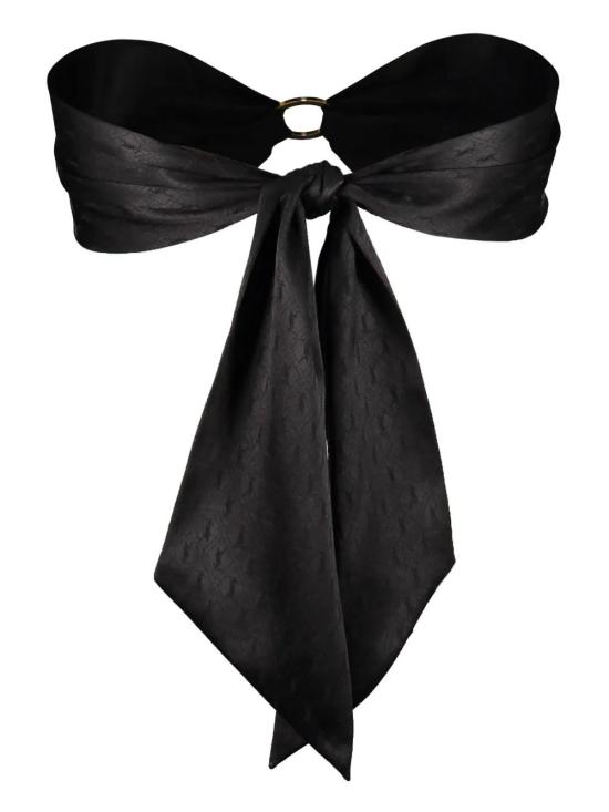  생로랑 민소매 티셔츠 7381393YN17 black - SAINT LAURENT