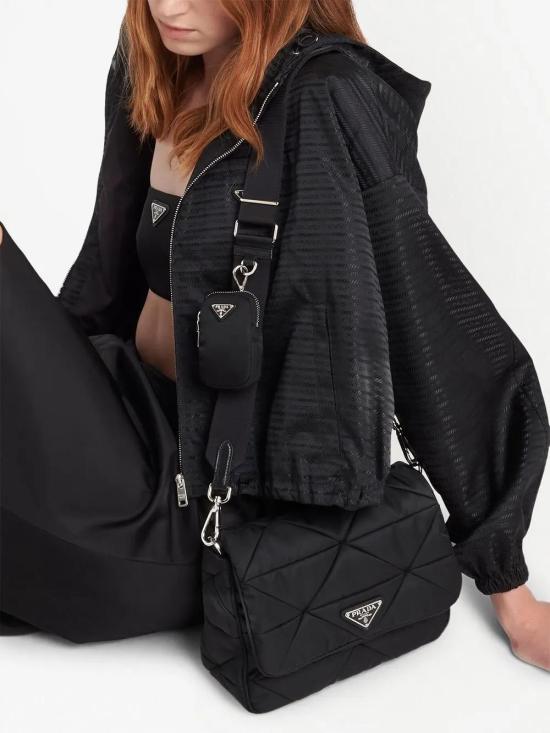  프라다 숄더백 1BD290VB9ORDJN black - PRADA