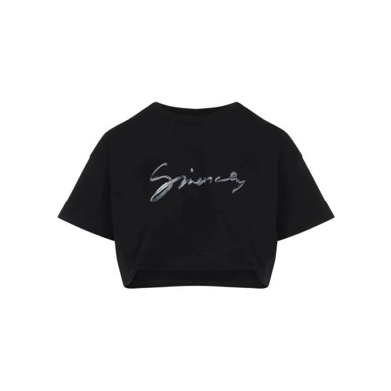 25SS 지방시 반팔 티셔츠 BW70C5P729 001 Black