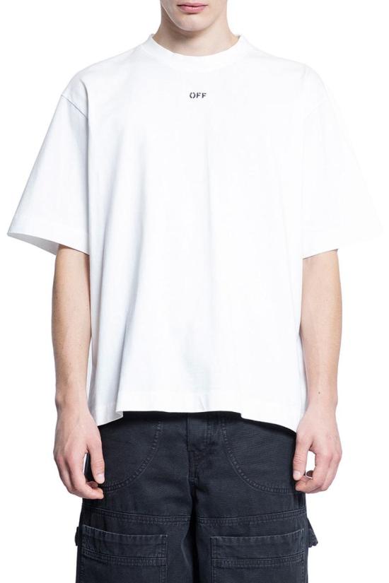 25SS 오프화이트 반팔 티셔츠 OMAA120C99JER0050110 Multicolor