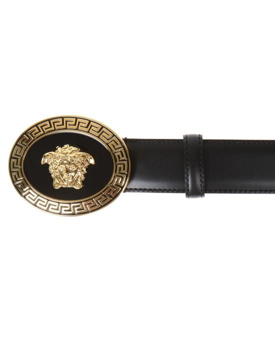  베르사체 가죽 벨트 DCU4949DVTP1NERO D410H Black - VERSACE