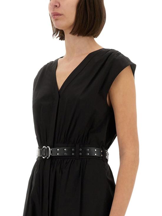 25SS 마이클 코어스 미디 원피스 MS5830KF4C 001BLACK Black - MICHAEL KORS