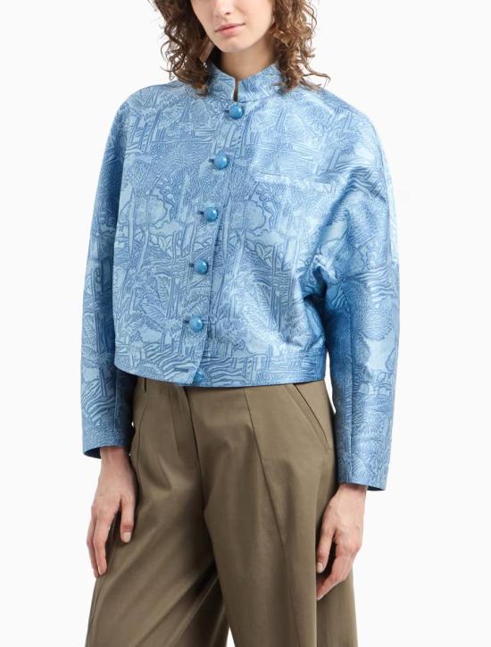 25SS 엠포리오 아르마니 자켓 EW001548TE13445F9024 BLUE - EMPORIO ARMANI