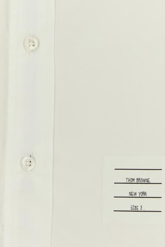 25SS 톰브라운 반팔 셔츠 MWS322A03113 100 WHITE