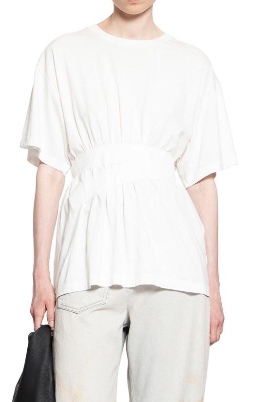 25SS MM6 메종마르지엘라 반팔 티셔츠 S52GC0335M20048 101 WHITE