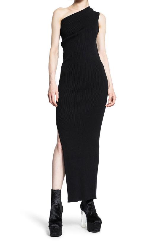 25SS 릭 오웬스 롱 원피스 RP02D3627RIBVI 09 Black - RICK OWENS