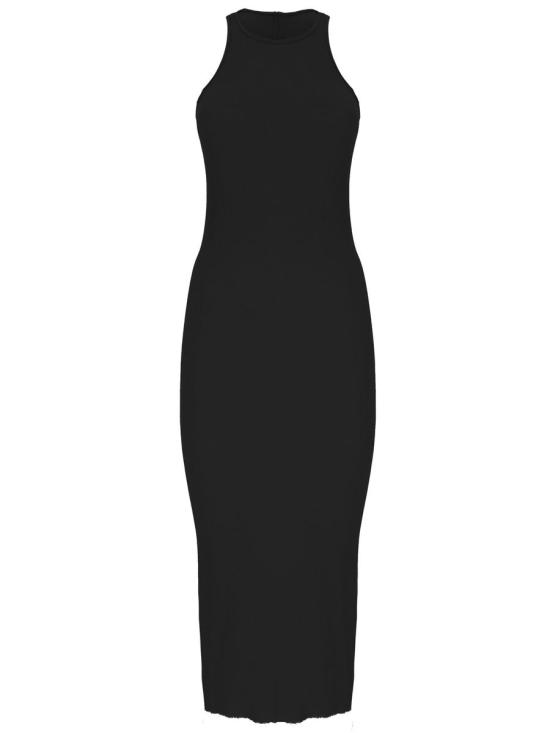 25SS 릭 오웬스 미디 원피스 RP02D3549RC 09 Black