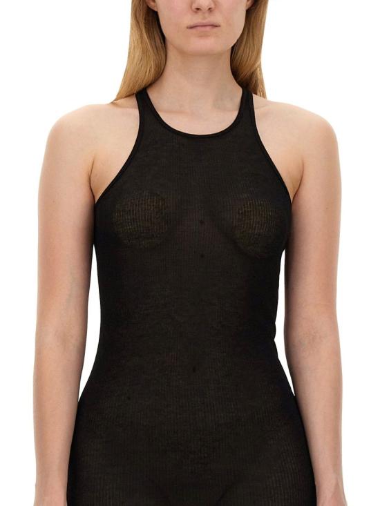 25SS 릭 오웬스 미디 원피스 RP02D3549RC 09 Black - RICK OWENS