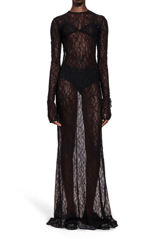 25SS 라니우스 롱 원피스 S5LAWODR170 110 Black