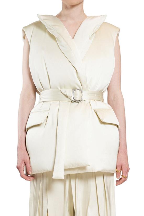 25SS 질샌더 베스트 J01AF0108J65306 280 Beige