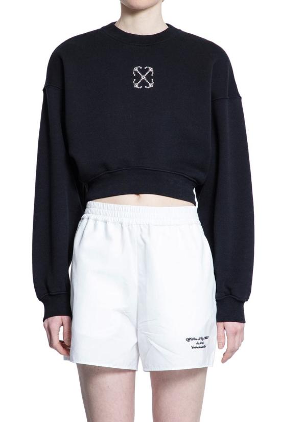 25SS 오프화이트 스웨터 OWBA079S25FLE0031072 Black