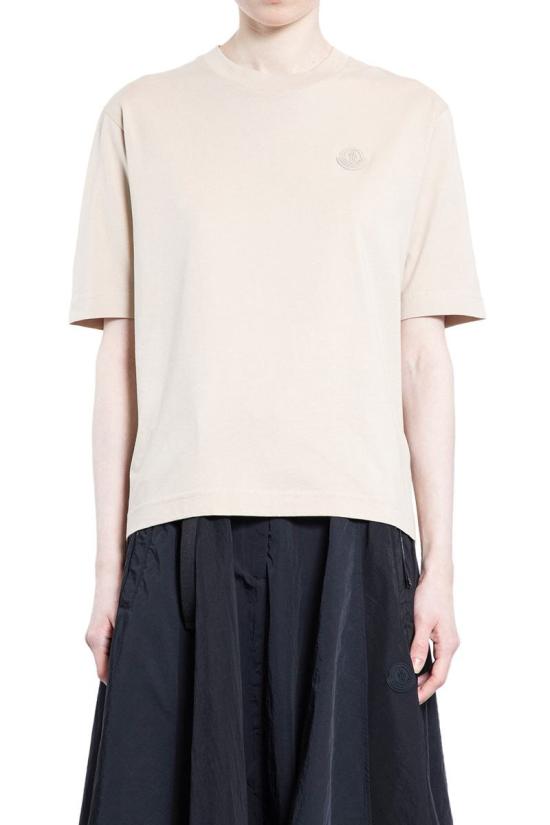 25SS 몽클레어 반팔 티셔츠 8C0000589A17 21E Beige