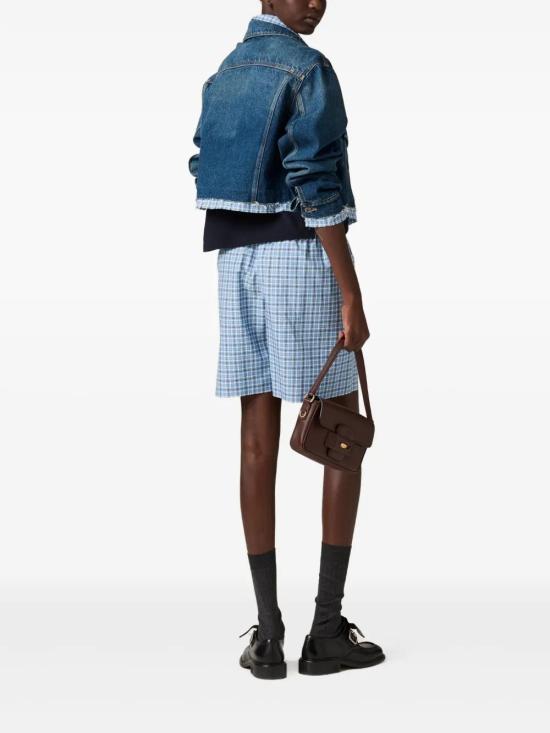  미우미우 데님 자켓 GWB247SOOO1568 navy - MIU MIU