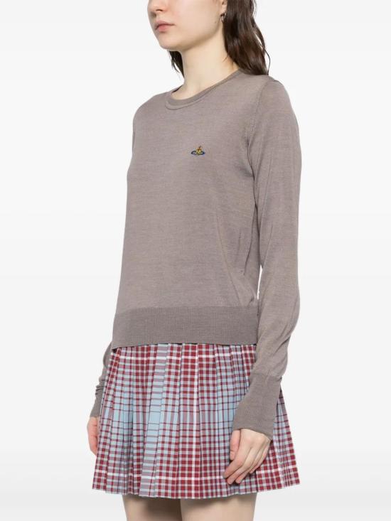  비비안웨스트우드 스웨터 1803002SY001AA sand brown - VIVIENNE WESTWOOD