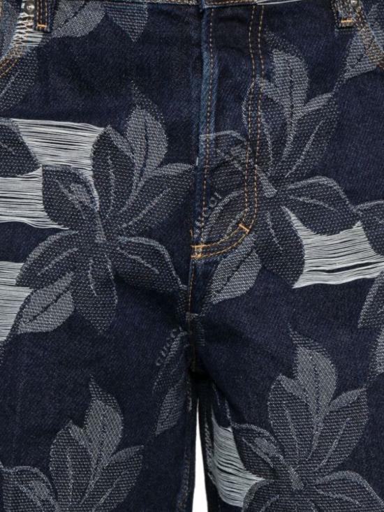 25SS 구찌 숏팬츠 824222 XDC9T4309 DARK BLUE IVORY - GUCCI