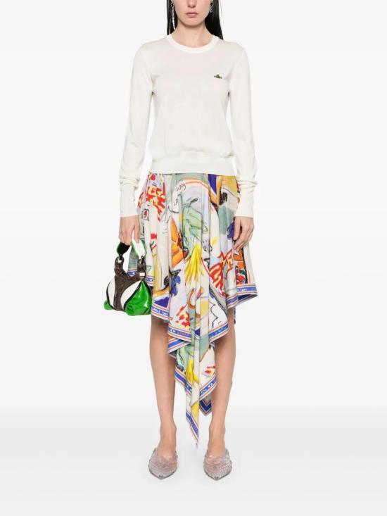  비비안웨스트우드 긴팔 티셔츠 1803002SY001A yellow - VIVIENNE WESTWOOD