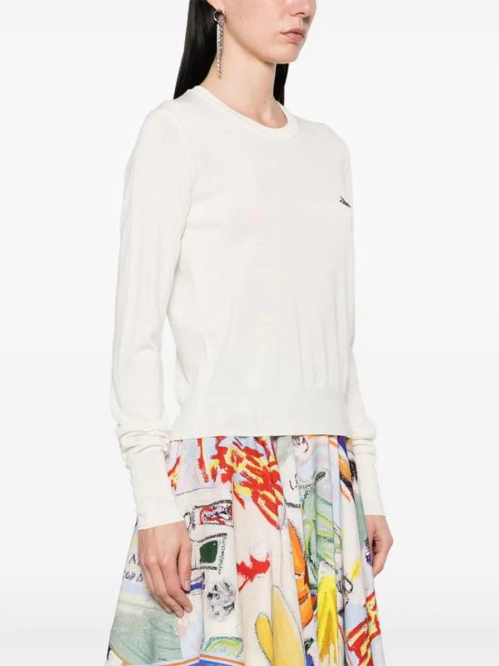  비비안웨스트우드 긴팔 티셔츠 1803002SY001A yellow - VIVIENNE WESTWOOD