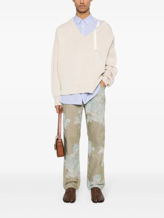  비비안웨스트우드 스트레이트 팬츠 3902000NW00RN green - VIVIENNE WESTWOOD