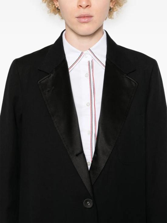  톰브라운 코트 FOC542CF0829 black - THOM BROWNE