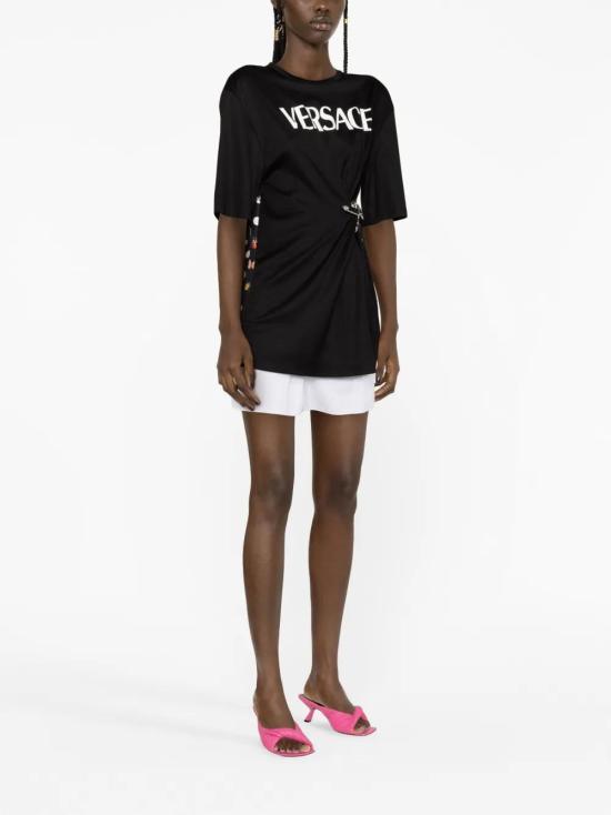  베르사체 반팔 티셔츠 10113201A08251 black - VERSACE