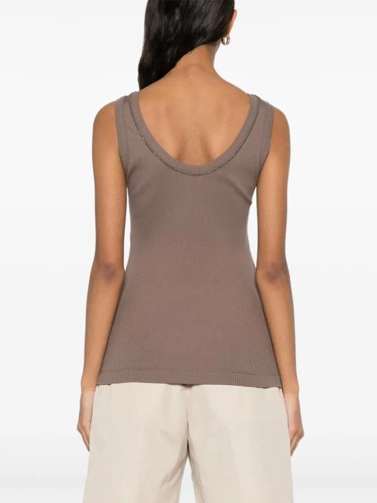  브루넬로 쿠치넬리 민소매 티셔츠 MG902FP100C8705 - BRUNELLO CUCINELLI