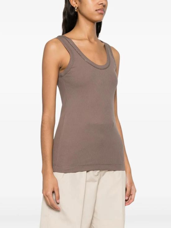  브루넬로 쿠치넬리 민소매 티셔츠 MG902FP100C8705 - BRUNELLO CUCINELLI