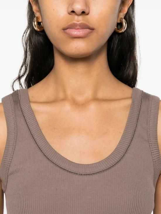  브루넬로 쿠치넬리 민소매 티셔츠 MG902FP100C8705 - BRUNELLO CUCINELLI