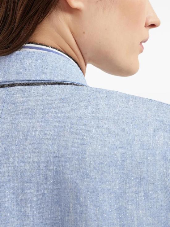  브루넬로 쿠치넬리 수트 자켓 MH5477281C2481 blue - BRUNELLO CUCINELLI