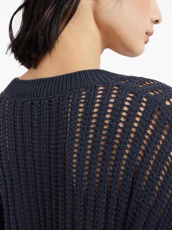  브루넬로 쿠치넬리 스웨터 MSB581800C7186 midnight blue - BRUNELLO CUCINELLI