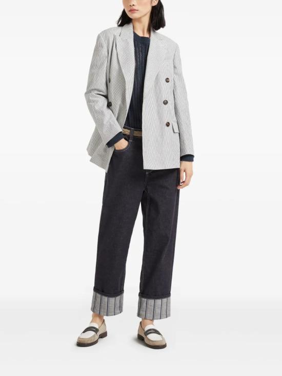  브루넬로 쿠치넬리 스웨터 MSB581800C7186 midnight blue - BRUNELLO CUCINELLI