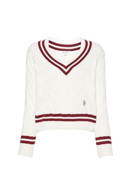  스포티앤리치 스웨터 WSAW231OF DOM