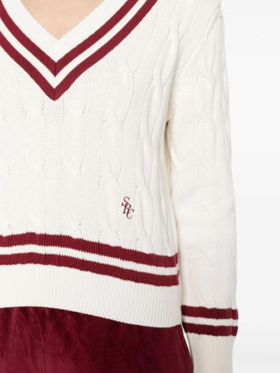  스포티앤리치 스웨터 WSAW231OF DOM - SPORTY & RICH