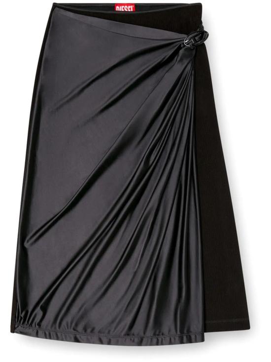  디젤 미디 스커트 A162030PKAT black