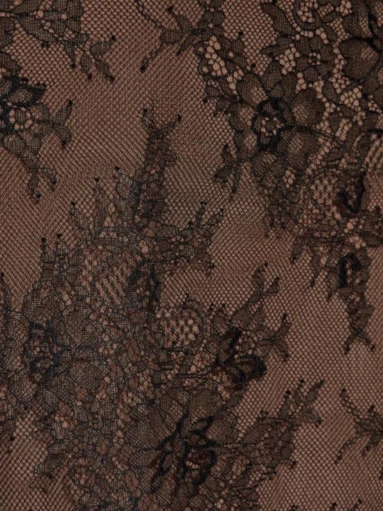  셀프 포트레이트 미디 스커트 SS25172MSK black - SELF PORTRAIT