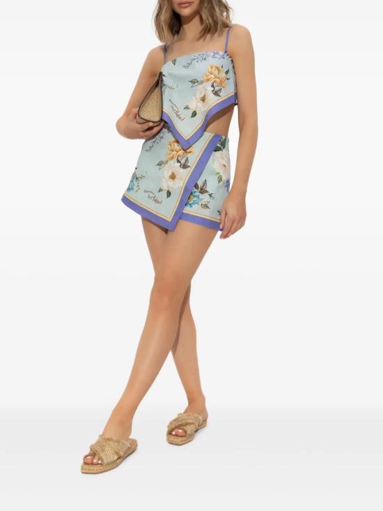  셀프 포트레이트 숏팬츠 SS25142PBL blue - SELF PORTRAIT