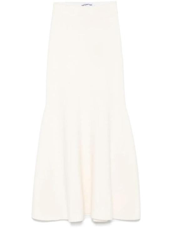  셀프 포트레이트 미디 스커트 SS25165MSKA