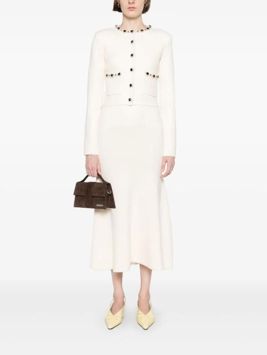  셀프 포트레이트 미디 스커트 SS25165MSKA - SELF PORTRAIT