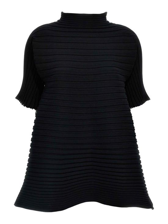  플리츠플리즈 블라우스 PP48KK79215 Black