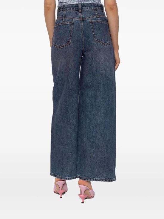  셀프 포트레이트 데님 팬츠 SS25823PBL - SELF PORTRAIT