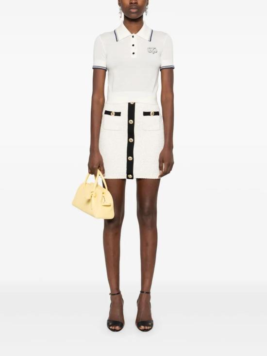  셀프 포트레이트 폴로 티셔츠 SS25123TA - SELF PORTRAIT