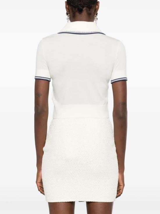  셀프 포트레이트 폴로 티셔츠 SS25123TA - SELF PORTRAIT