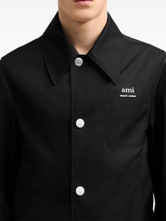  아미 자켓 E25UJK242PA0007 black - AMI