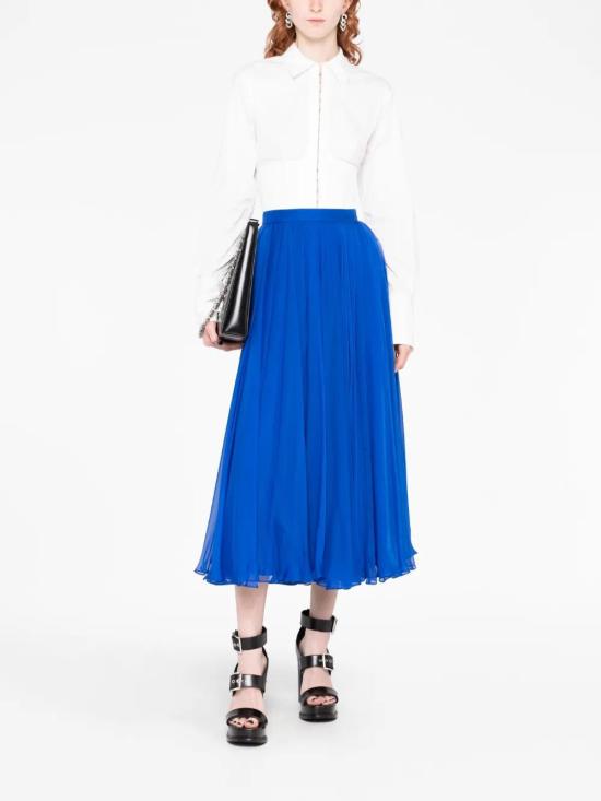  알렉산더 맥퀸 미디 스커트 754541QBABX - ALEXANDER MCQUEEN