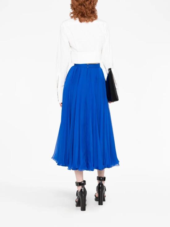  알렉산더 맥퀸 미디 스커트 754541QBABX - ALEXANDER MCQUEEN