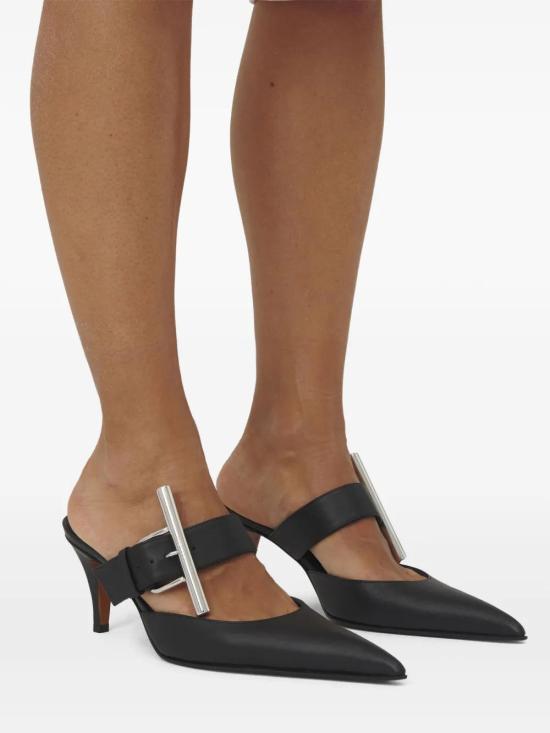  알렉산더 맥퀸 뮬/슬리퍼 808165WHABS black - ALEXANDER MCQUEEN