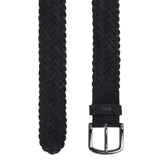 25SS 보스 가죽 벨트 50542184 10199094 01 401 Blue - BOSS