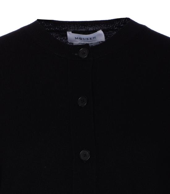 25SS 알렉산더 맥퀸 가디건 829289 Q1BC81080 Black - ALEXANDER MCQUEEN